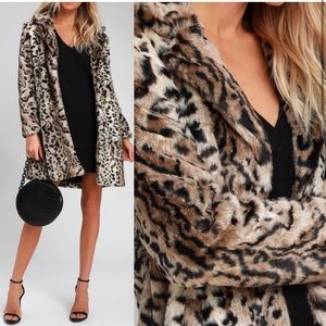 Faux fur coat